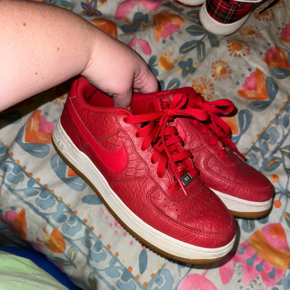 ‘Red Python’ 2014 Nike Air Force 1s - image 1
